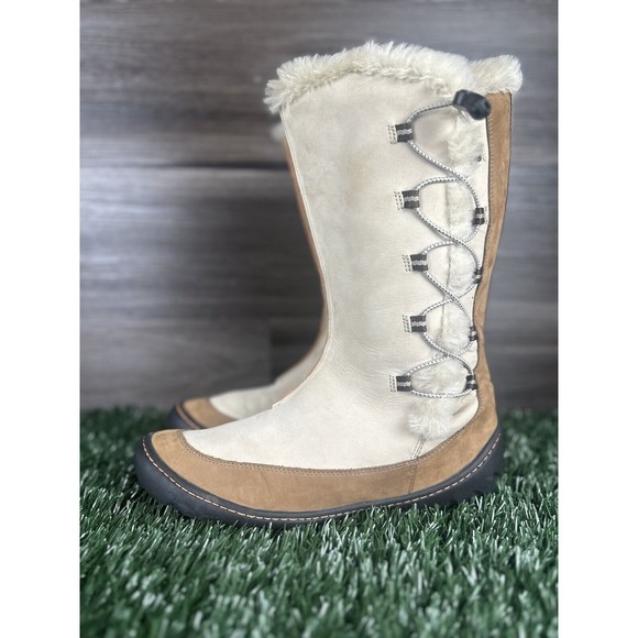 Clarks Privo Kaley Mid Calf Boots Size 10‎ M Tan Brown - Picture 1 of 8